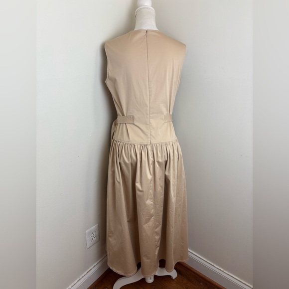 SHOSHANNA Clark Dress in Khaki Size 8 - Picture 10 of 16